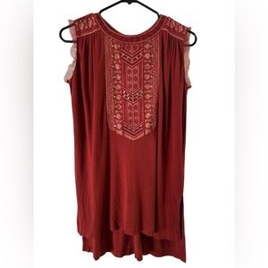 Feather bone Anthropologie blouse